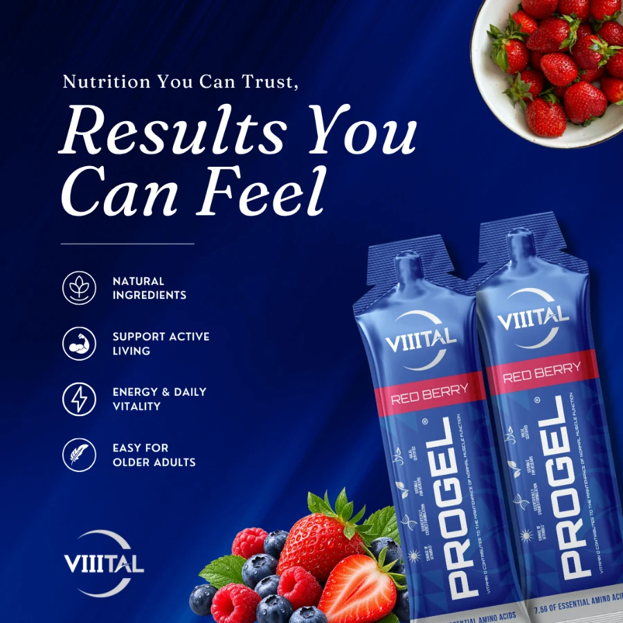 VIIITAL PROGEL nutrition and results overview